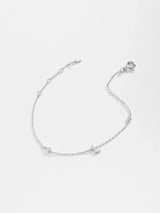 L To P Zircon 925 Sterling Silver Bracelet Bracelets - Tophatter Daily Deals