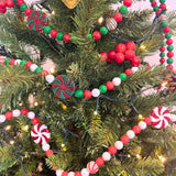 Candy Garland Christmas Decoration | Sweetie Candy Cane Ornament - 140cm Garland - Tophatter Daily Deals