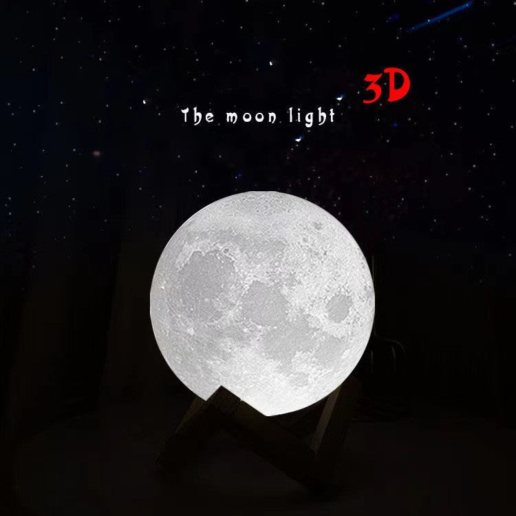 3D Printing Moon Night Table Lamp Chinese Valentine's Day Gift 0 - Tophatter Daily Deals