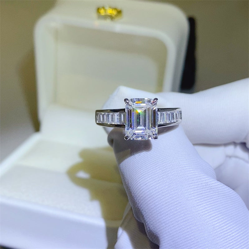 3 Carat Moissanite 925 Sterling Silver Ring - Tophatter Deals and Online Shopping - Electronics, Jewelry, Beauty, Health, Gadgets, Fashion - Tophatter's Discounts & Offers - tophatters - tophatters.co