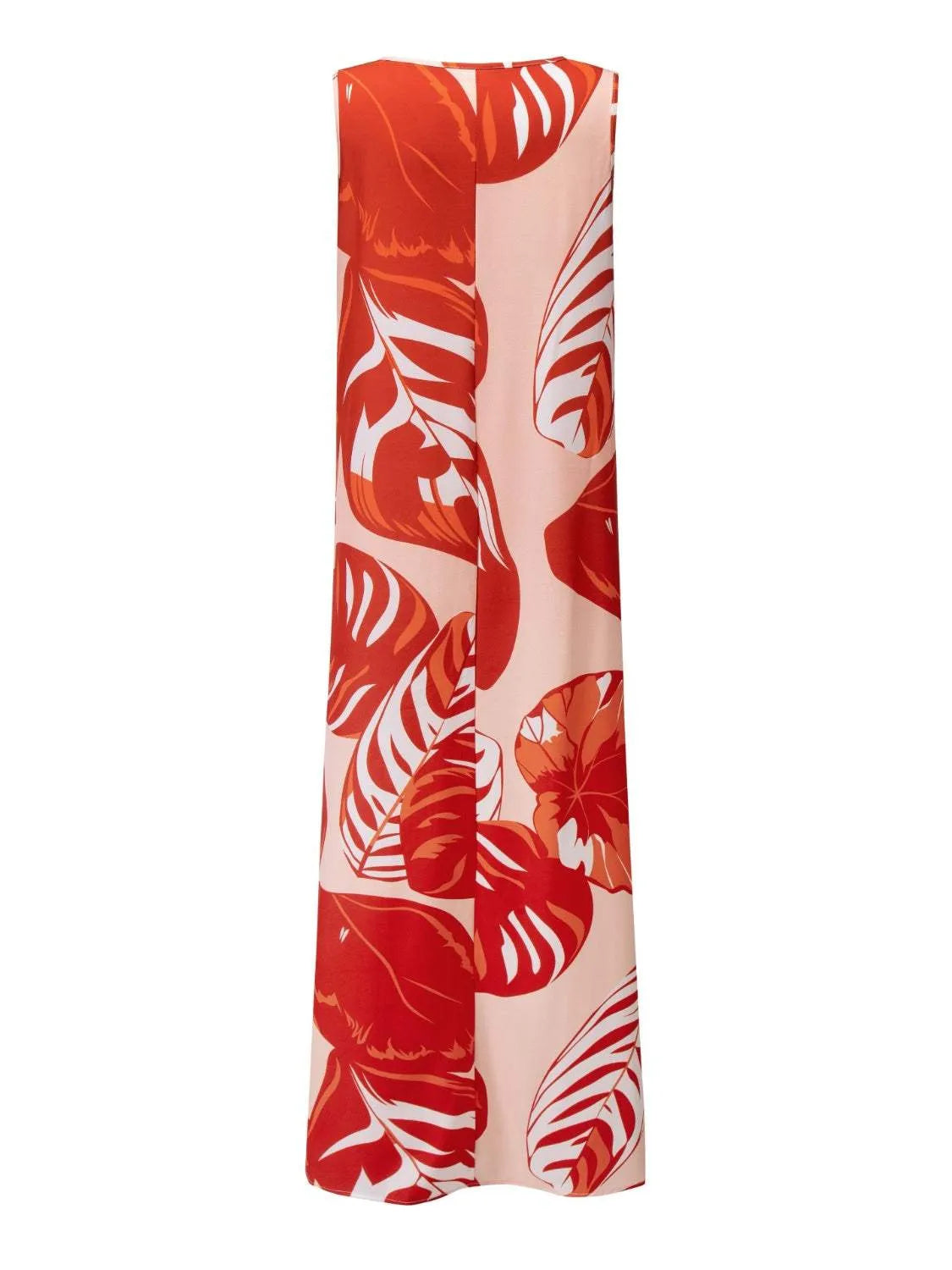 Printed Round Neck Mini Tank Dress Casual Dresses - Tophatter Daily Deals