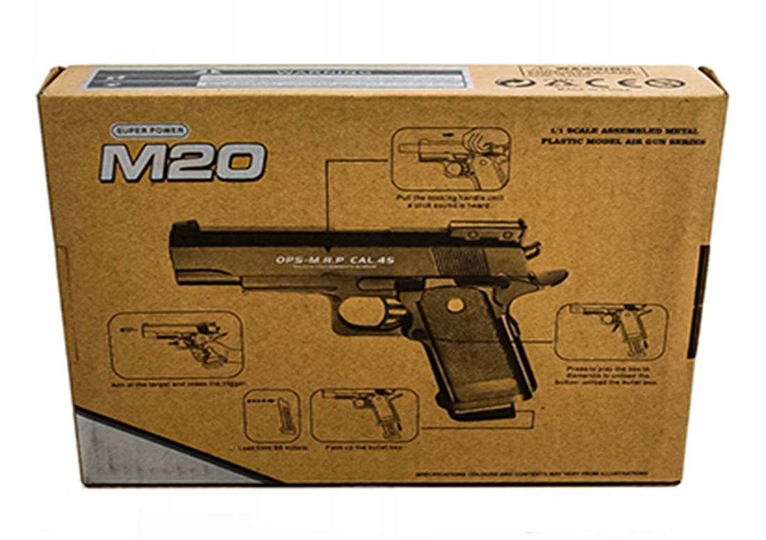 M20 6MM AIRSOFT PISTOL - Tophatter's Army Deals PISTOLS - Tophatter Daily Deals