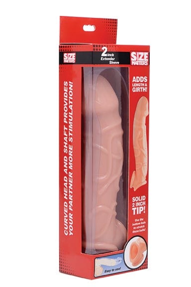 2in Extender Sleeve Flesh - 9 In Total Length, 1.2 In Diameter > Sex Toys For Men > Penis Sleeves - Tophatter Daily Deals