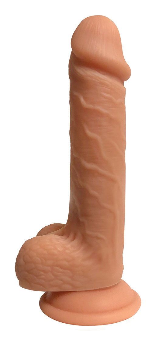 Easy Riders 7 Inch Dual Density Flesh Silicone Dildo with Balls and Suction Cup > Dildos > Realistic Dildos - Tophatter Daily Deals