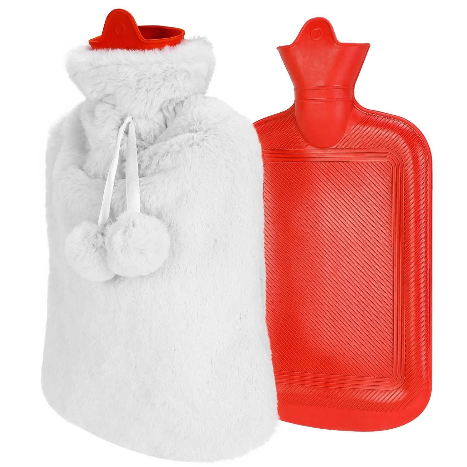 2L Hot Water Bottle with Plush Cover Health & Wellness - Tophatter Daily Deals