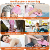 2L Hot Water Bottle with Plush Cover Health & Wellness - Tophatter Daily Deals
