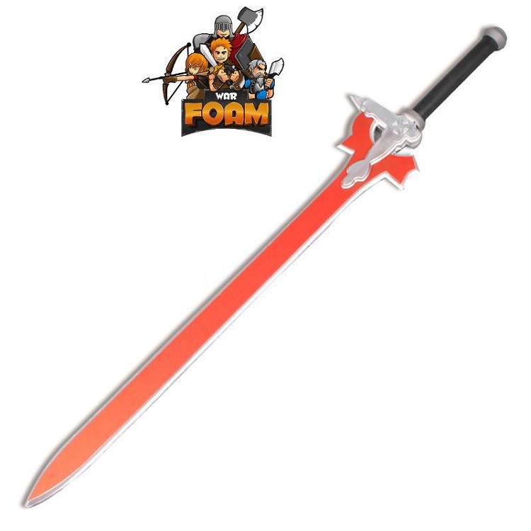 SAO Kirito Elucidator Demonic Foam Cosplay Sword - TOPHATTER'S ARMORY DEALS Collectible Weapons - Tophatter Daily Deals