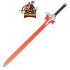 SAO Kirito Elucidator Demonic Foam Cosplay Sword - TOPHATTER'S ARMORY DEALS Collectible Weapons - Tophatter Daily Deals