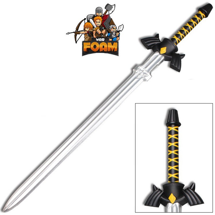 Foam Padded Master Dark Link Shadow Triforce Sword Cosplay LARP Collectible Weapons - Tophatter Daily Deals