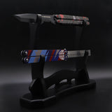 2-Layer Wooden Full-Size ACG Weapon Display Holder - Tophatter Daily Deals