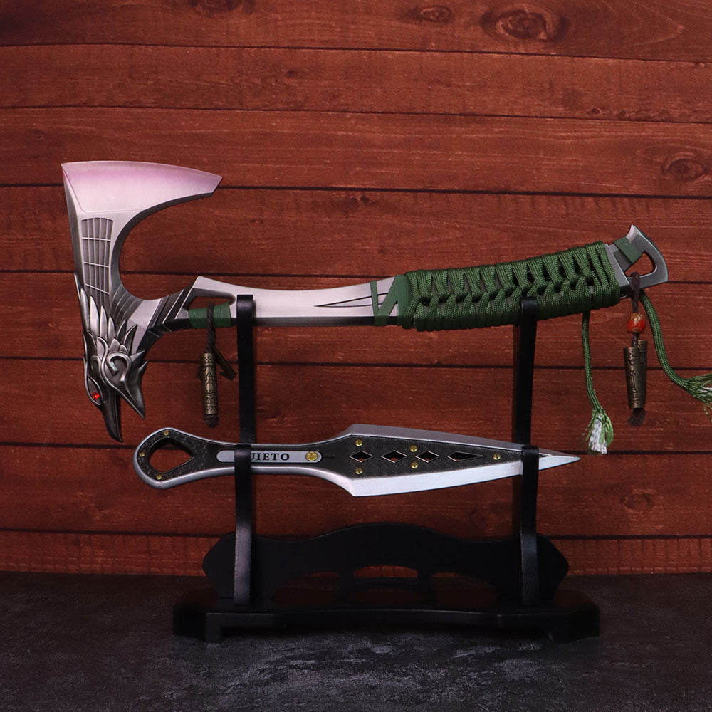 2-Layer Wooden Full-Size ACG Weapon Display Holder - Tophatter Daily Deals