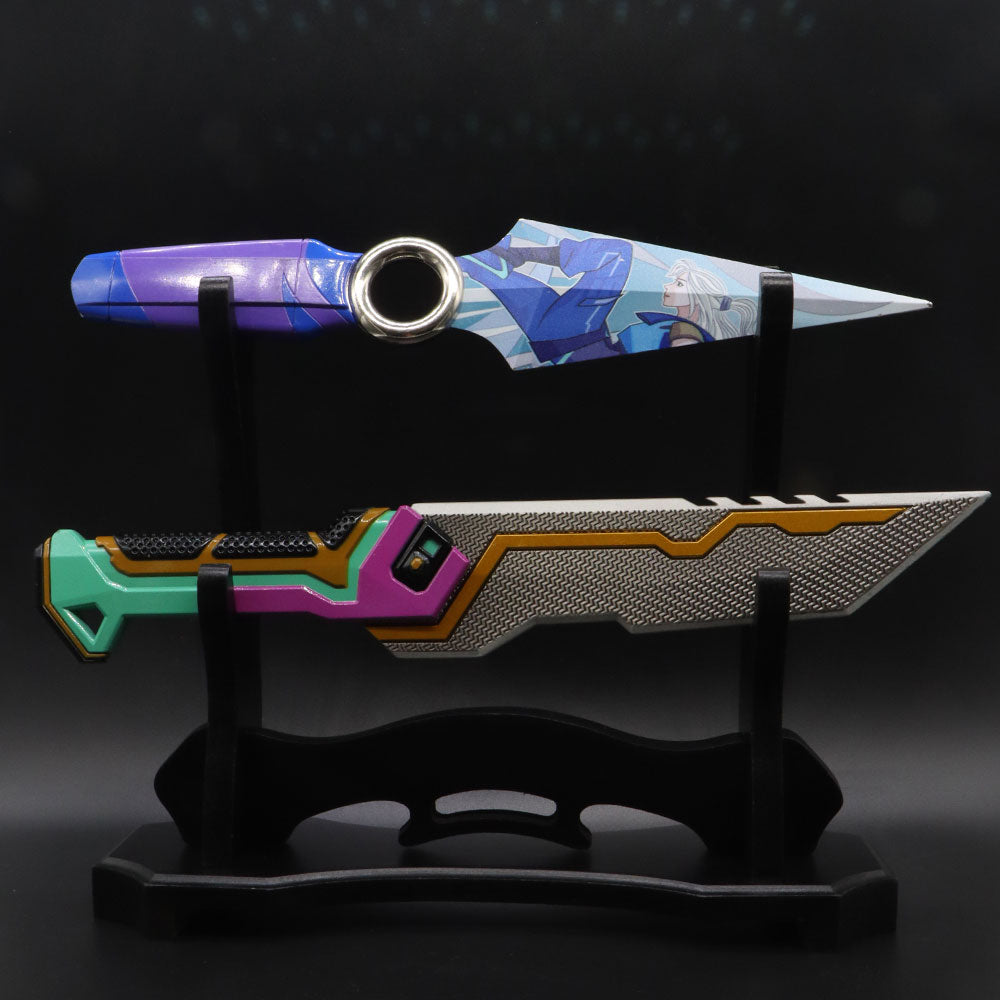 2-Layer Wooden Full-Size ACG Weapon Display Holder - Tophatter Daily Deals