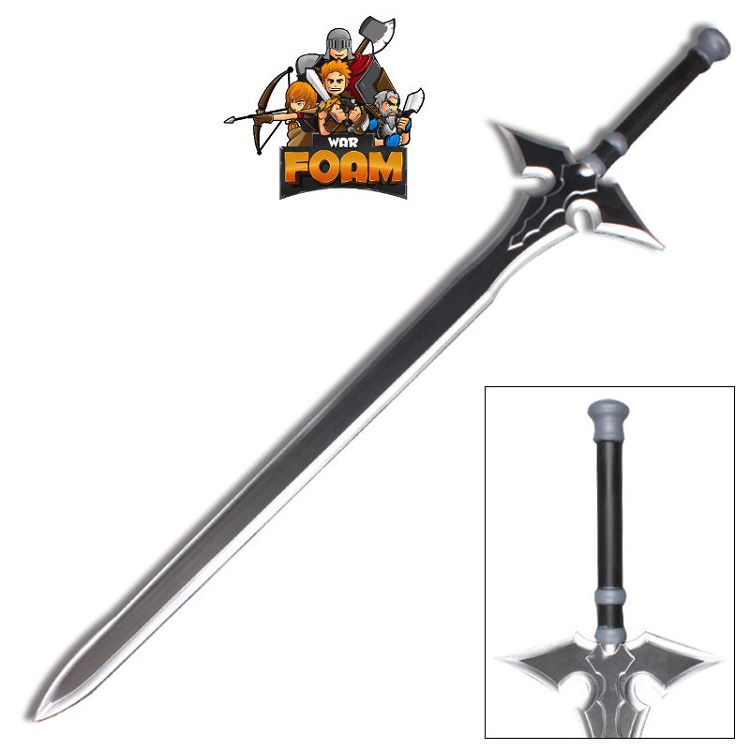 SAO Kiritos ALO Long Anime Foam Cosplay Sword - TOPHATTER'S ARMORY DEALS Collectible Weapons - Tophatter Daily Deals