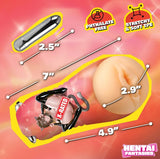 Mochi The Cat Girl – Vibrating Pussy Stroker with Textured Tunnel > Sex Toys For Men > Masturbators > Onahole - Tophatter Daily Deals
