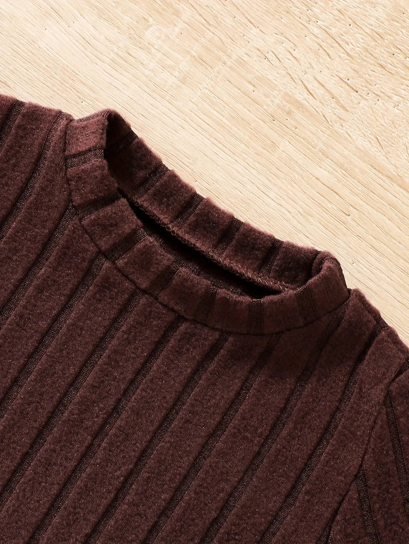 2pcs Toddler Girls Ribbed Outfits Crew Neck Long Sleeve Pullover Top + Flare Pants Set Spring Fall Sports Gift, Outdoor Clothing - Tophatter Daily Deals