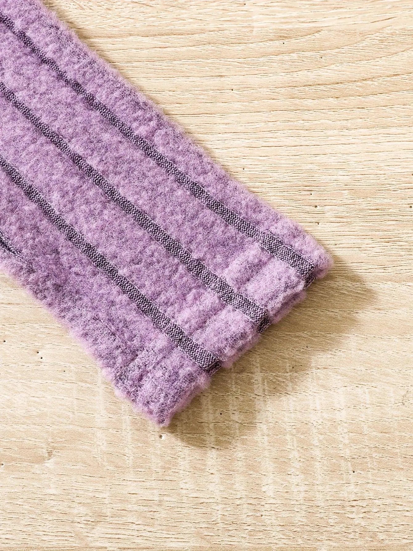 2pcs Toddler Girls Ribbed Outfits Crew Neck Long Sleeve Pullover Top + Flare Pants Set Spring Fall Sports Gift, Outdoor Clothing - Tophatter Daily Deals