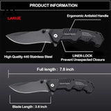 2pcs Tactical Folding Pocket Knife-GS21 Pocket Knives - Tophatter Daily Deals