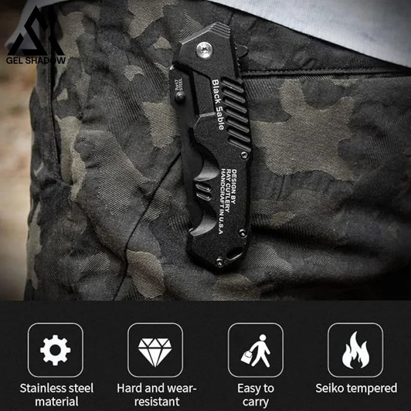 2pcs Tactical Folding Pocket Knife-GS21 Pocket Knives - Tophatter Daily Deals