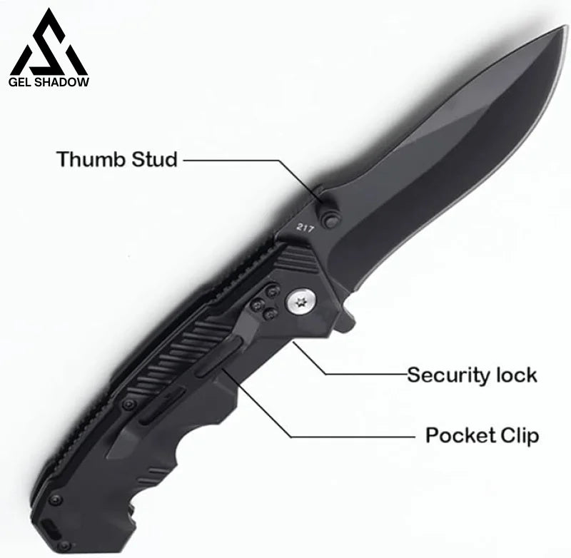 2pcs Tactical Folding Pocket Knife-GS21 Pocket Knives - Tophatter Daily Deals