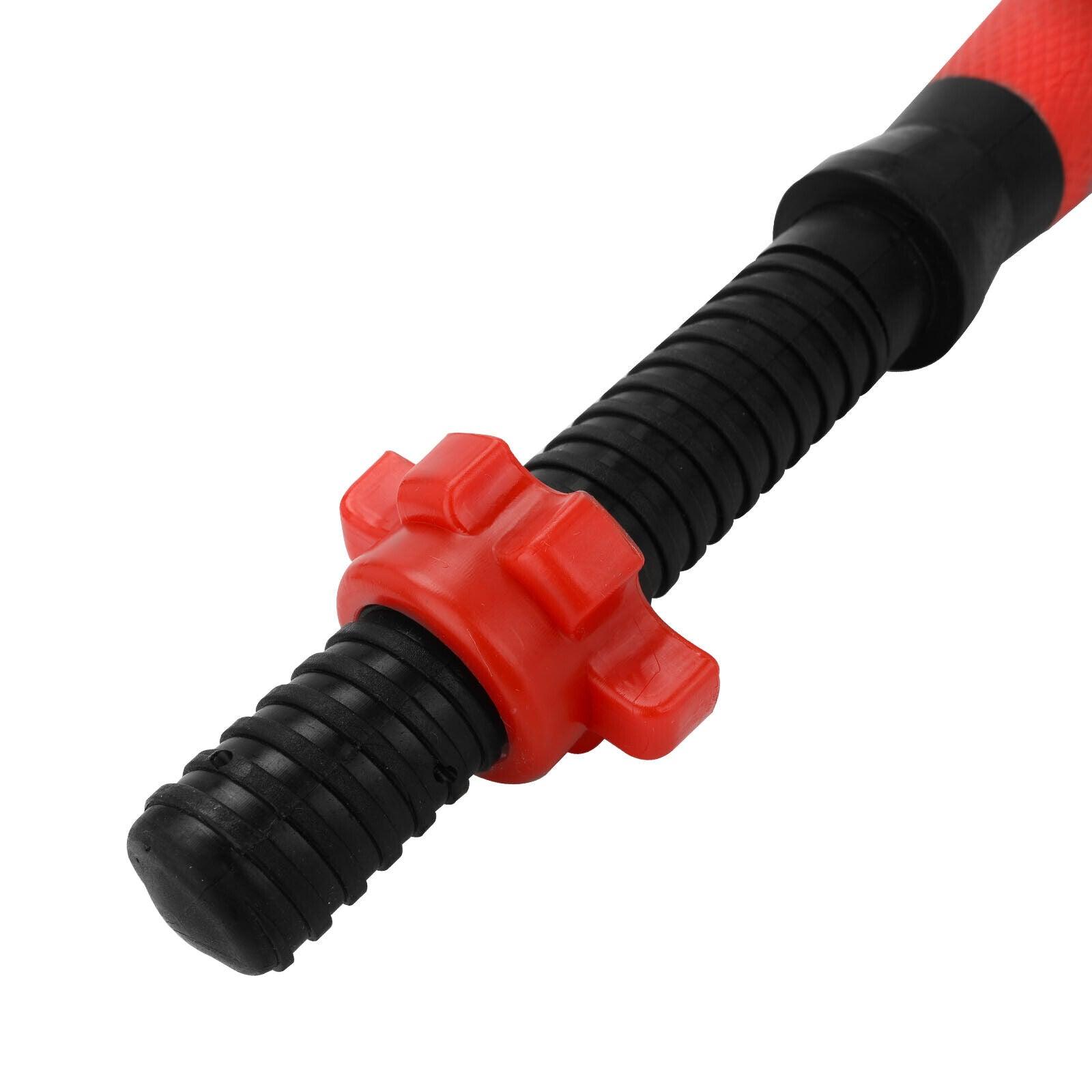 Dumbbell Long Bar - 2pcs Dumbbell Bars & Spinlock Collars Set Weight Lifting Gym Dumbell Handle Dumbbeells - Tophatter Daily Deals