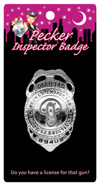 Pecker Inspector Badge – Novelty Party Accessory > Novelties > Gag Gifts - Tophatter Daily Deals