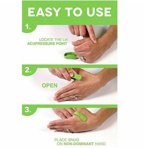 Weight Loss Clip for Hand - Acupressure Hand Clip 2x Acupoint Massage Clip Relief Headache Presser Palm Acupressure Massager Pain Exercise & Fitness - Tophatter Daily Deals