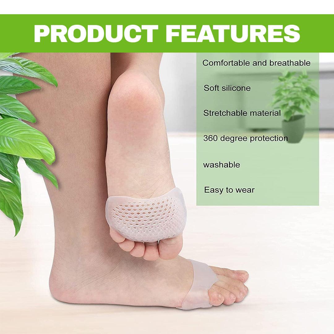 Gel Metatarsal Pad - 2x Foot Cushion Metatarsal Foot Pads Mortons Neuroma Pain Relief UK Apparel & Accessories - Tophatter Daily Deals