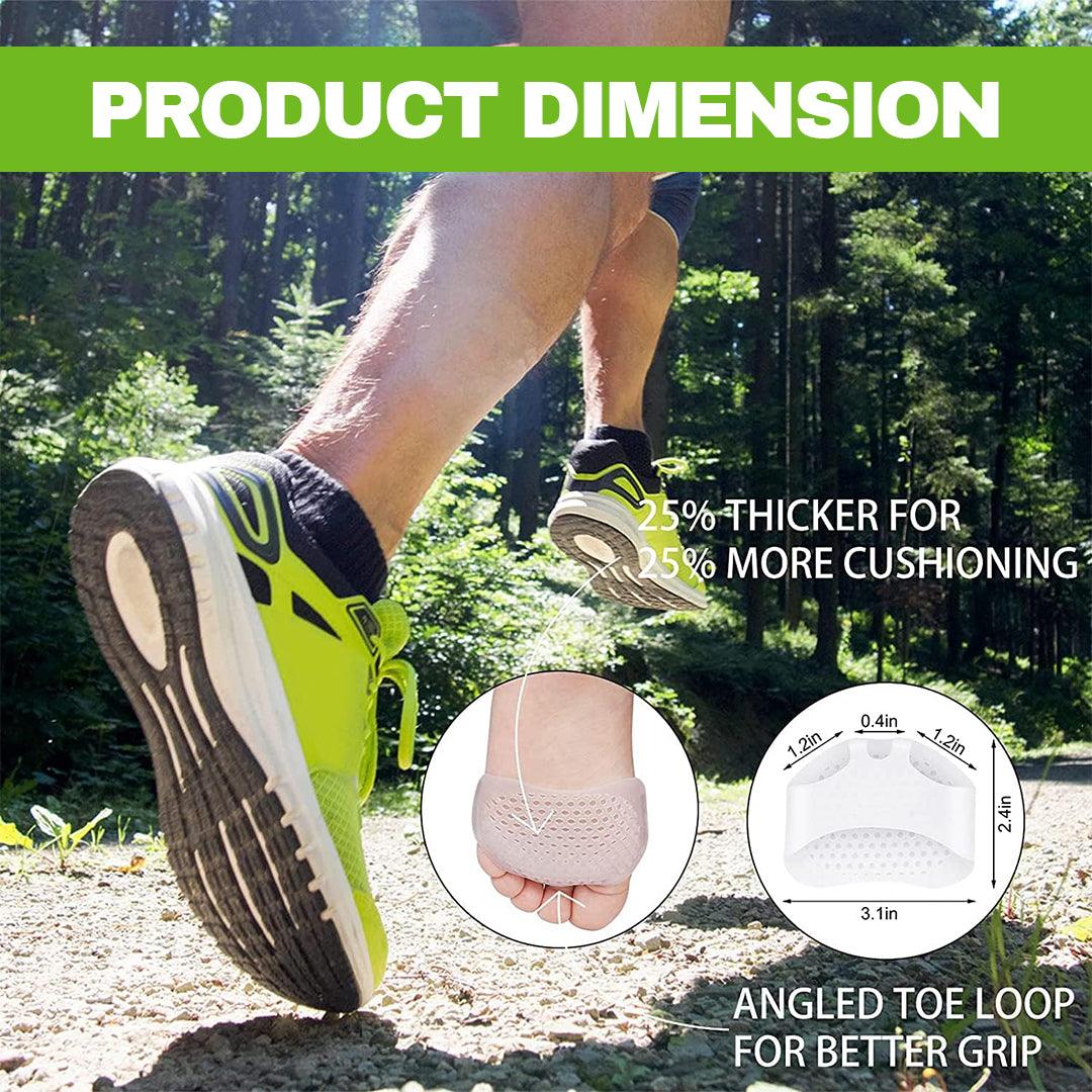 Gel Metatarsal Pad - 2x Foot Cushion Metatarsal Foot Pads Mortons Neuroma Pain Relief UK Apparel & Accessories - Tophatter Daily Deals