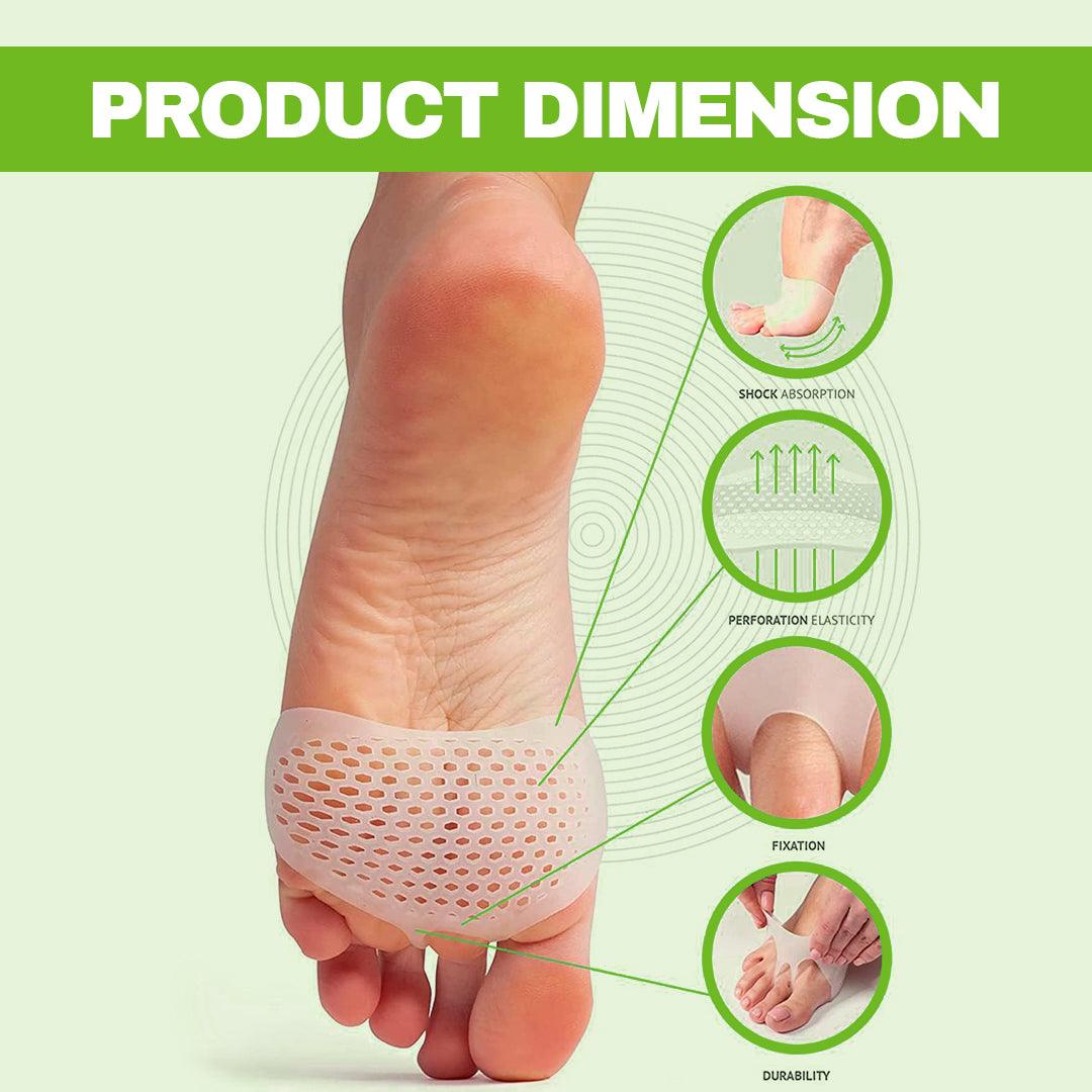 Gel Metatarsal Pad - 2x Foot Cushion Metatarsal Foot Pads Mortons Neuroma Pain Relief UK Apparel & Accessories - Tophatter Daily Deals