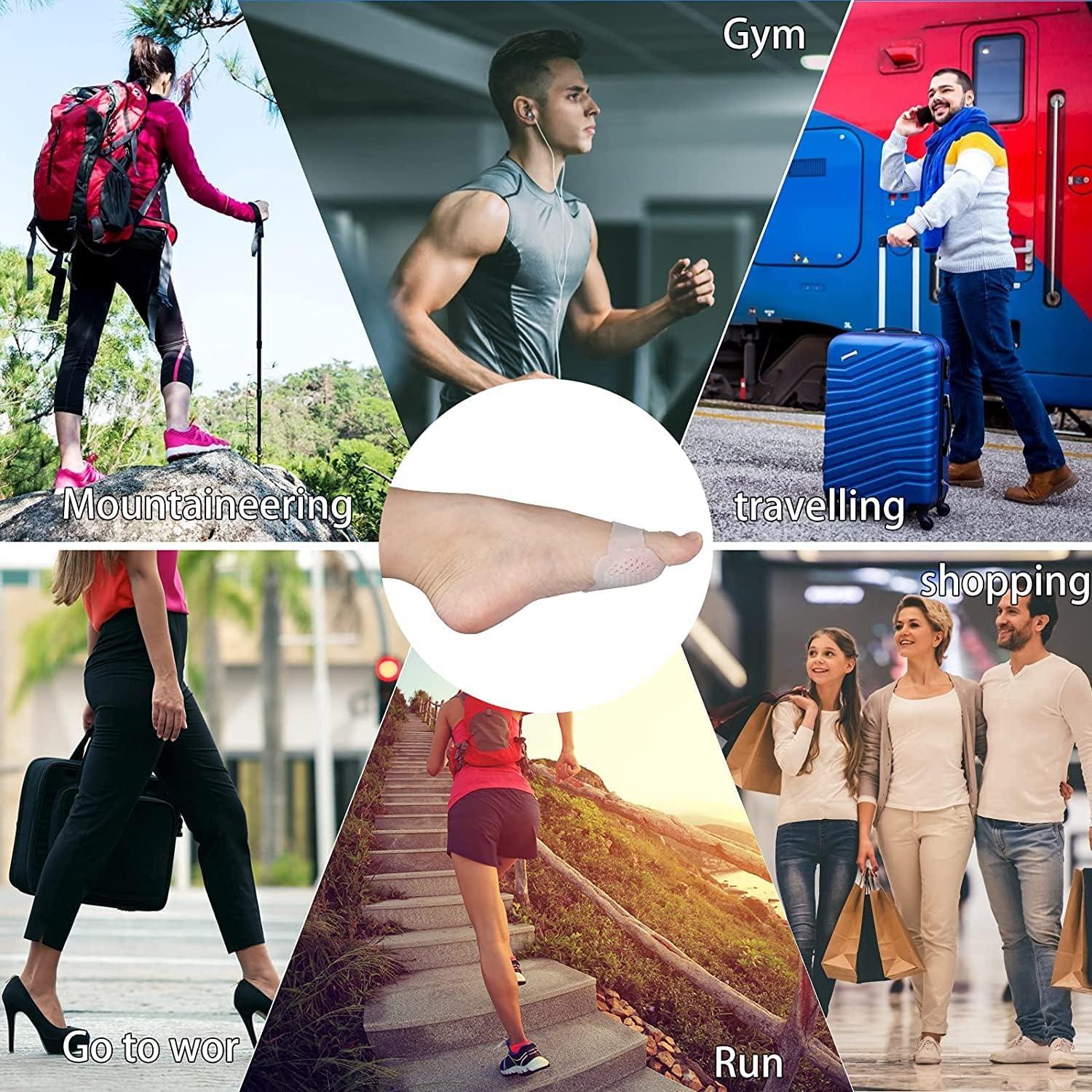 Gel Metatarsal Pad - 2x Foot Cushion Metatarsal Foot Pads Mortons Neuroma Pain Relief UK Apparel & Accessories - Tophatter Daily Deals