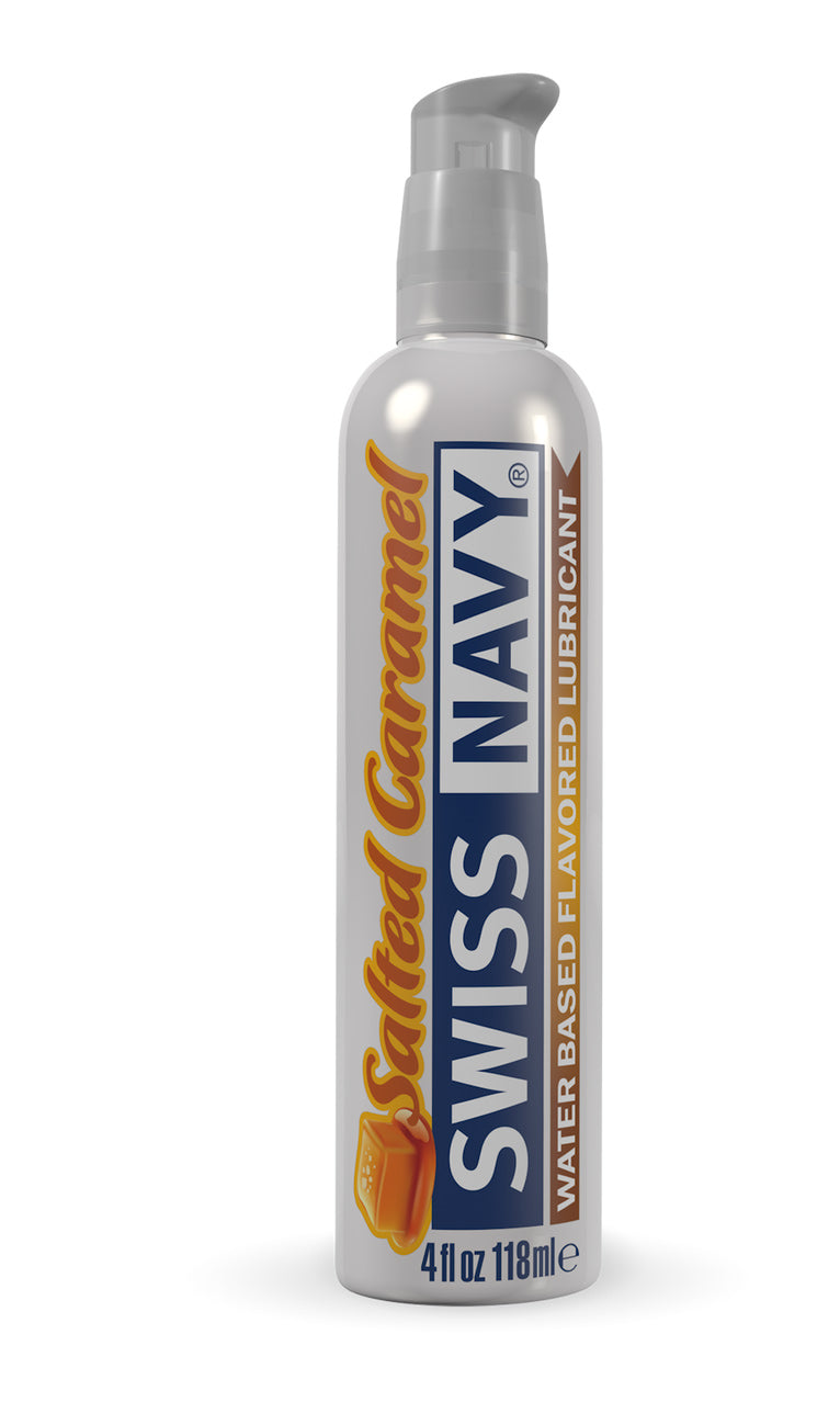 Swiss Navy Salted Caramel Lubricant 4 Ounce Intimate Pleasure Enhancer > Lube > Flavoured - Tophatter Daily Deals