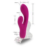 The Whooper Swan Dual Vibrator in Pink Rabbit Vibrator - Tophatter Daily Deals