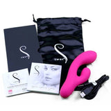 The Whooper Swan Dual Vibrator in Pink Rabbit Vibrator - Tophatter Daily Deals