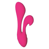 The Swan Silhouette Dual Vibrator in Pink Rabbit Vibrator - Tophatter Daily Deals