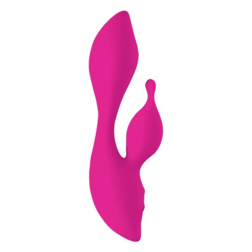 The Cygnet Swan Dual Vibrator in Pink Rabbit Vibrator - Tophatter Daily Deals
