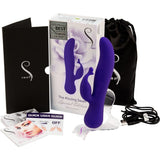 The Kissing Swan Special Edition Rotating Vibrator in Purple Rabbit Vibrator - Tophatter Daily Deals