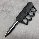 SKULL KNUCKLE AUTOMATIC KNIFE - Tophatter Daily Deals