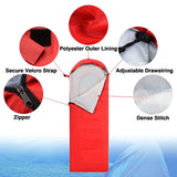 Travel Sleep Bag - Single Sleeping Bags Camping Rectangular Envelope Zip Up Kids Adult Outdoor Recreation - Tophatter Daily Deals