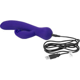 The Empress Swan Special Edition Dual Vibrator in Purple Rabbit Vibrator - Tophatter Daily Deals
