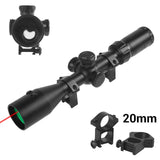 3-9x42 Scope with Under-Screen Laser Optical Sighting Red Alser 20mm - Tophatter Daily Deals