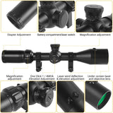 3-9x42 Scope with Under-Screen Laser Optical Sighting - Tophatter Daily Deals