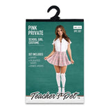 3 Pc Pink Private School Girl Costume > Clothes > Costumes > Womens - Tophatter Daily Deals