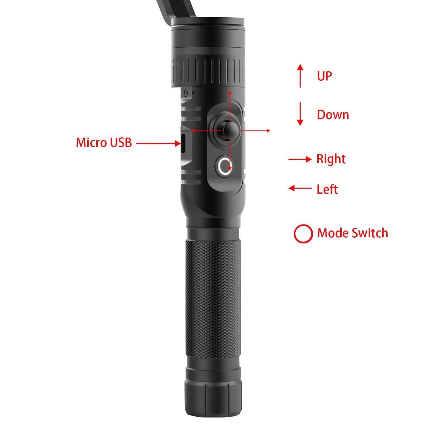 3-Axis Handheld Gimbal Stabilizer for Smartphones Mobile Accessories - Tophatter Daily Deals