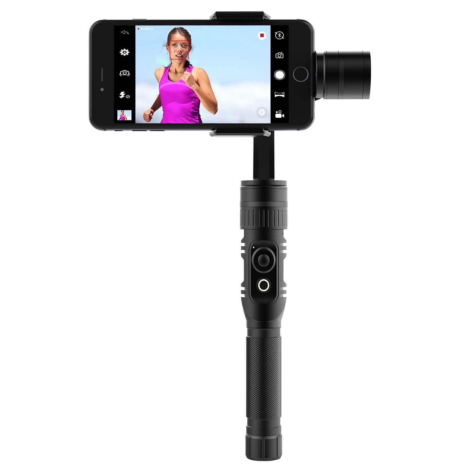 3-Axis Handheld Gimbal Stabilizer for Smartphones Mobile Accessories - Tophatter Daily Deals