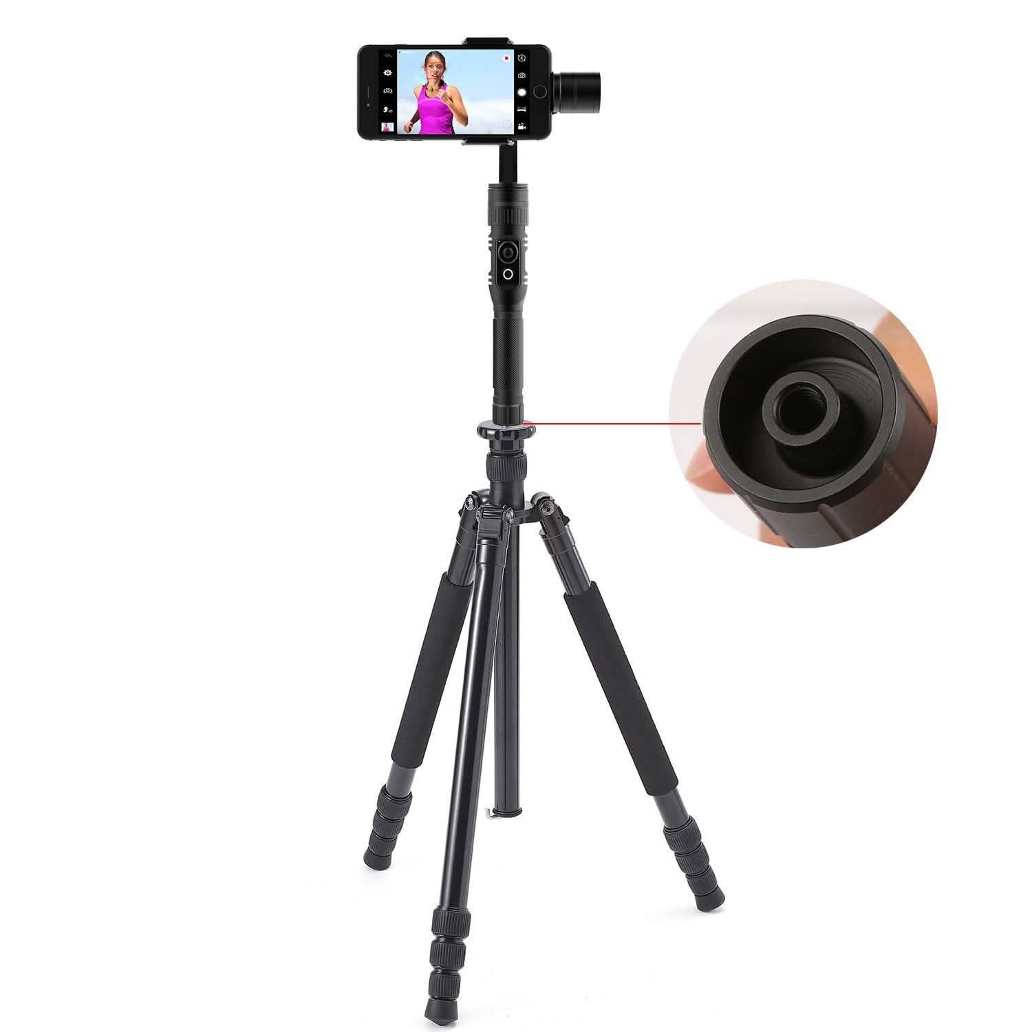 3-Axis Handheld Gimbal Stabilizer for Smartphones Mobile Accessories - Tophatter Daily Deals