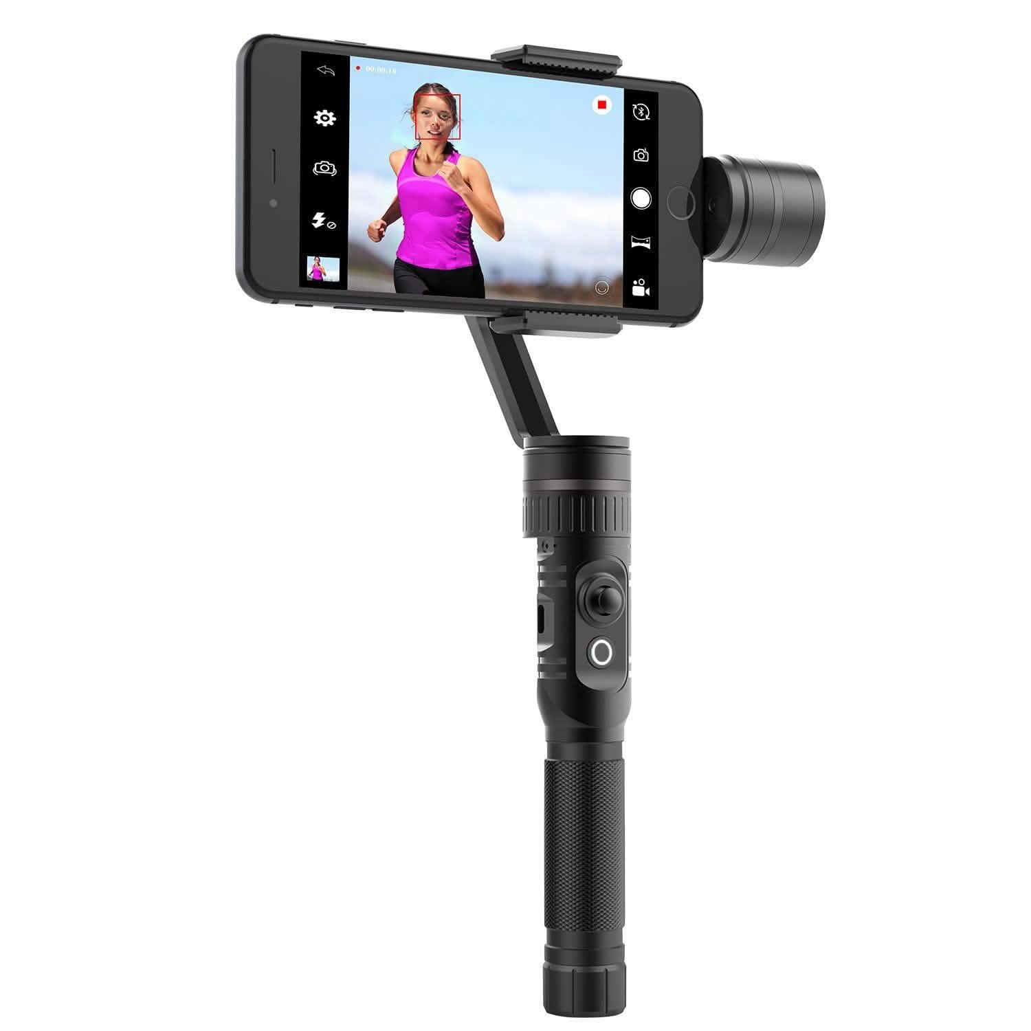 3-Axis Handheld Gimbal Stabilizer for Smartphones Mobile Accessories - Tophatter Daily Deals