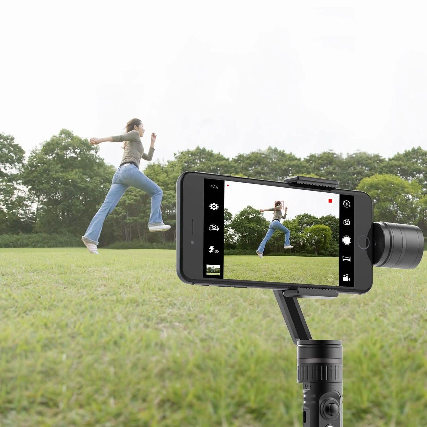 3-Axis Handheld Gimbal Stabilizer for Smartphones Mobile Accessories - Tophatter Daily Deals