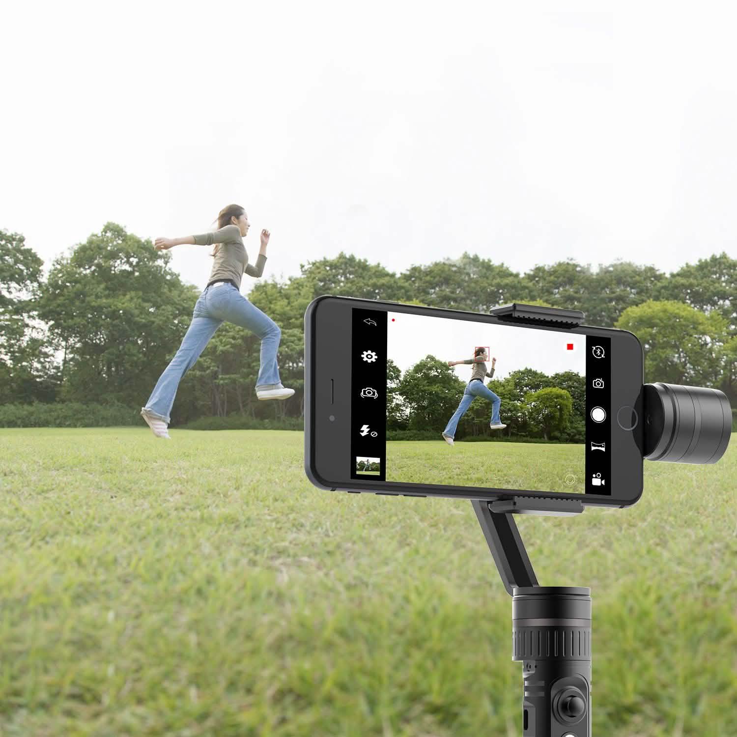 3-Axis Handheld Gimbal Stabilizer for Smartphones Mobile Accessories - Tophatter Daily Deals