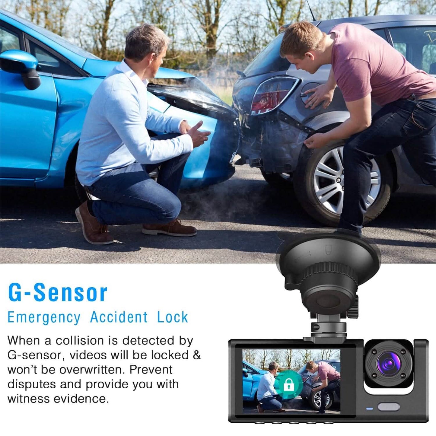 3 Channel Car DVR Dash Cam Video Recorder Cameras & Drones - Tophatter Daily Deals