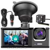 3 Channel Car DVR Dash Cam Video Recorder Cameras & Drones - Tophatter Daily Deals